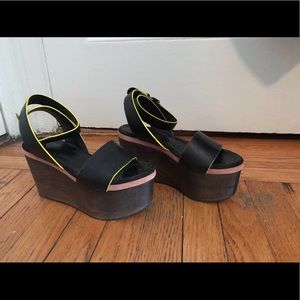 - Cacharel wedge sandals